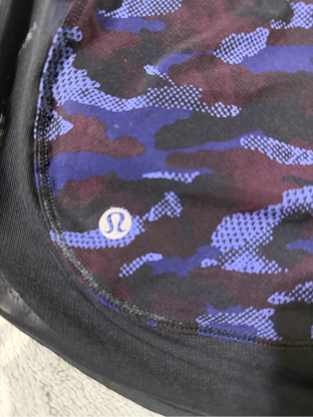 Lululemon Pace Setter Skirt Shorts Size 6 Purple Camo Running - Picture 4 of 10